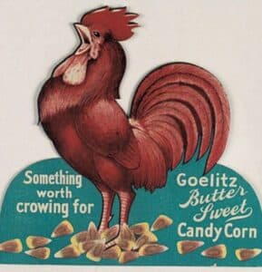 Early Candy Corn Advertisement